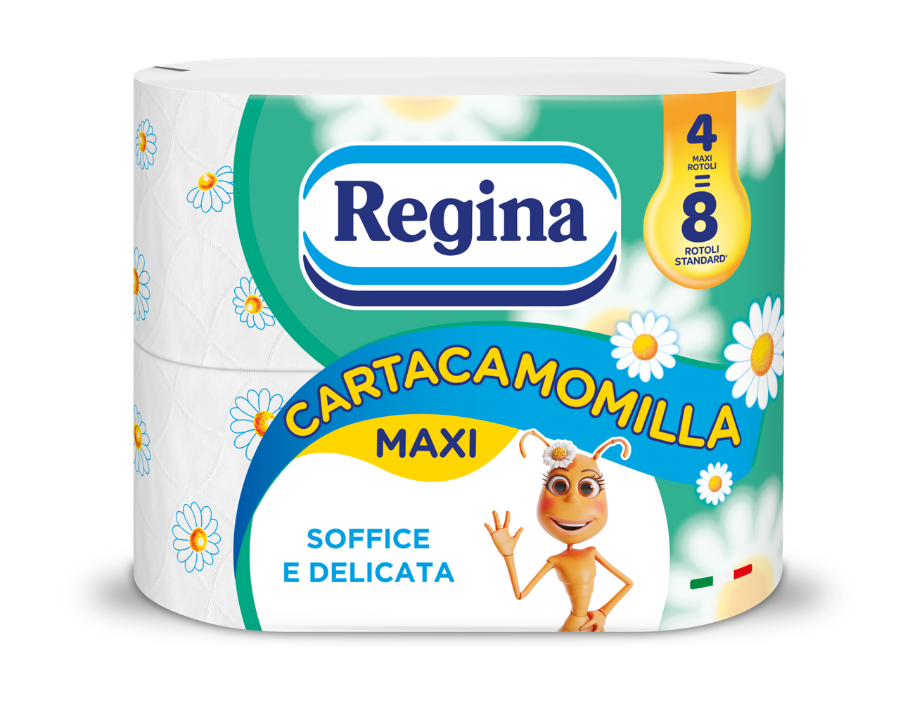 Regina Cartacamomilla - 4 Rotoli